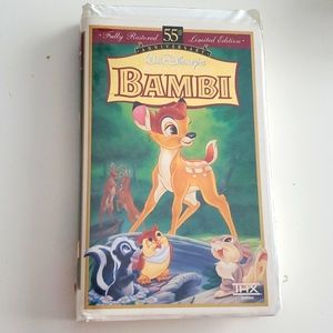 Disney Bambi VHS fully restored Limited Edition 55th anniversary